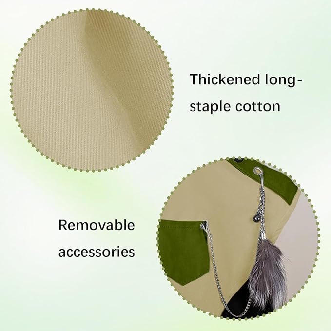 Parrot Anti-Scratch Shoulder Stand Pet Bird Training Shoulder Protector Cape Parrots Poop Shawl Diaper Flight Suits for Macaws Cockatoos Parakeets Cockatiels (Beige)