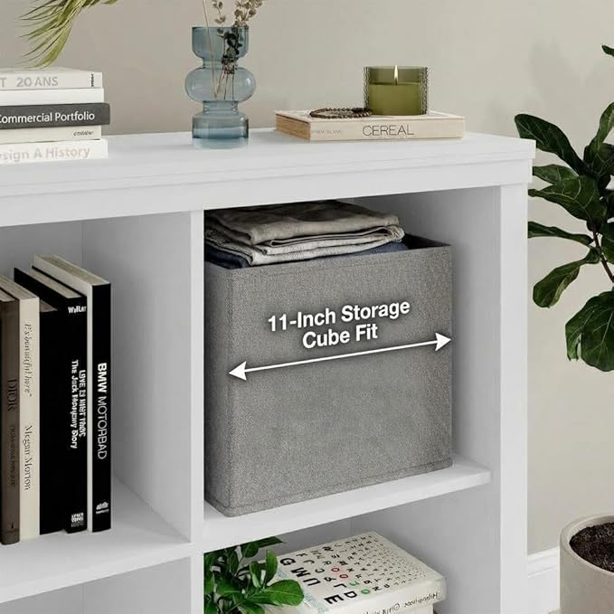 GarveeHome 6 Cube Storage Organizer, 53 Inch Tall Bookcase