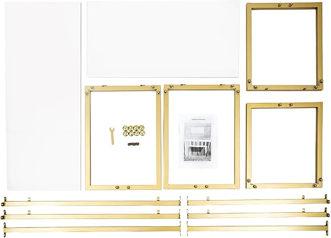 2pcs Gold Retail Display Nesting Tables, Shoes Handbag Metal Display Riser Shelf