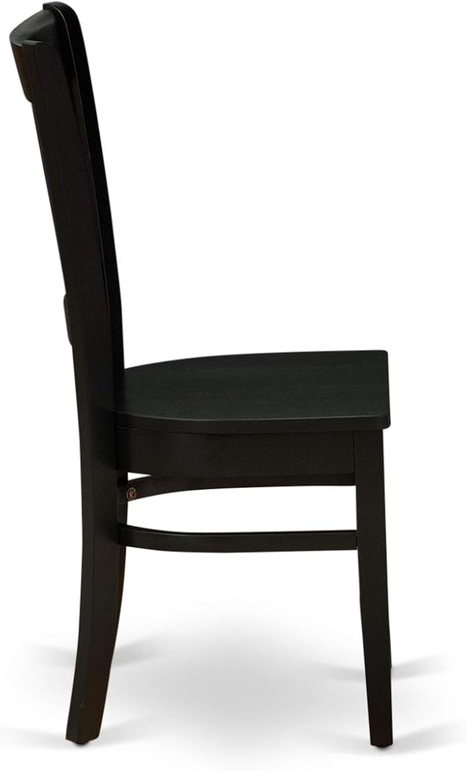 East West Furniture ANVA3-BLK-W 3 Piece Kitchen Table Set