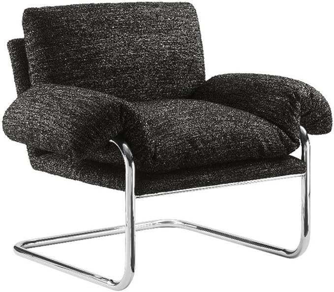 Modway Ansel Boucle Accent Chair in Charcoal