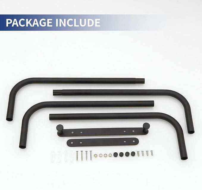 BWE Towel Racks for Bathroom Wall Mounted, Bathroom Towel Storage for Rolled Towels, Stainless Steel Vertical Towel Holder, Bathroom Organizer Black