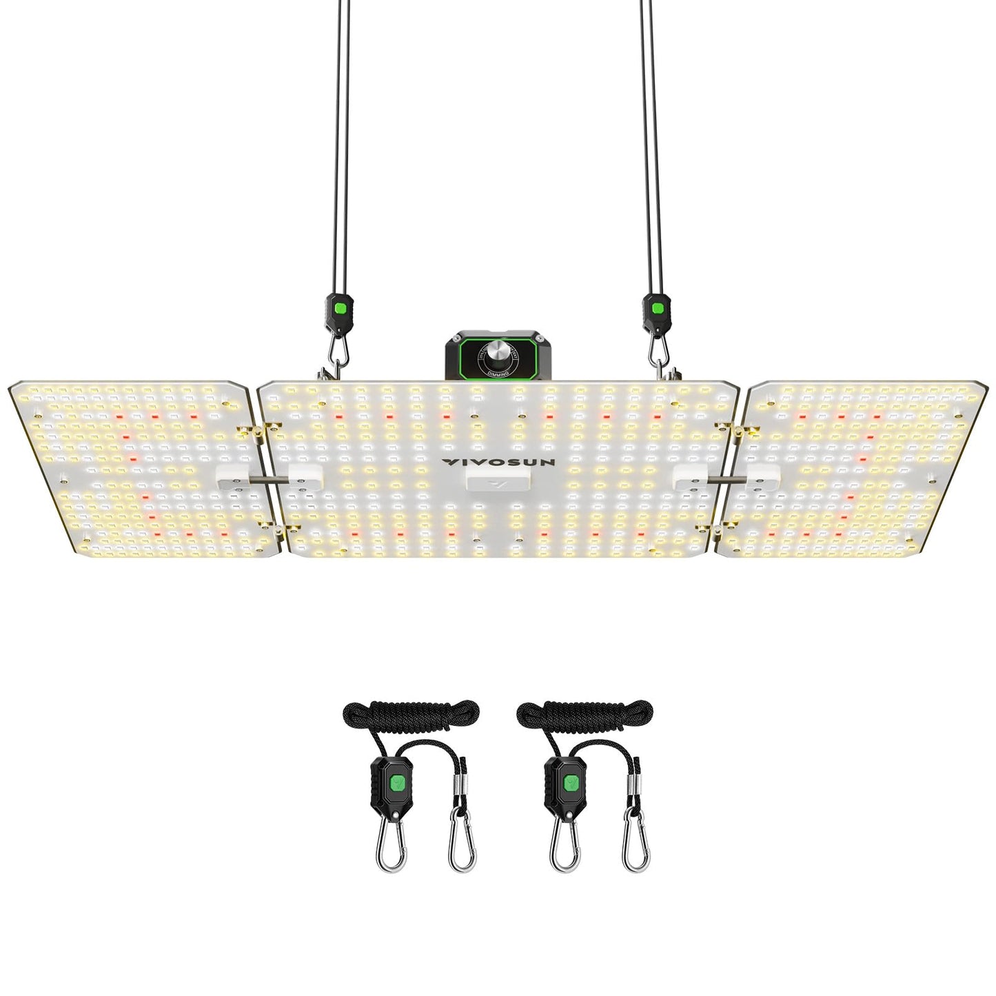 VIVOSUN LumaLight 200W LED Grow Light, Full Spectrum Plant Light, Smart Dimmable & High PPFD for Indoor Plants Seedling Vegetables Bloom, Fits 2×4/3×3 Grow Tents
