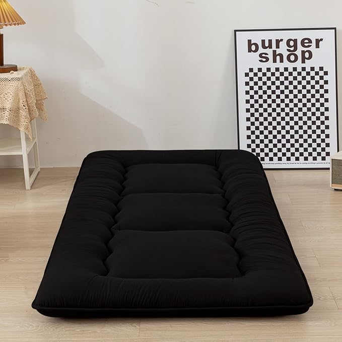MAXYOYO Cot Japanese Floor Futon Mattress, Single Size Tatami Mat Sleeping Pad