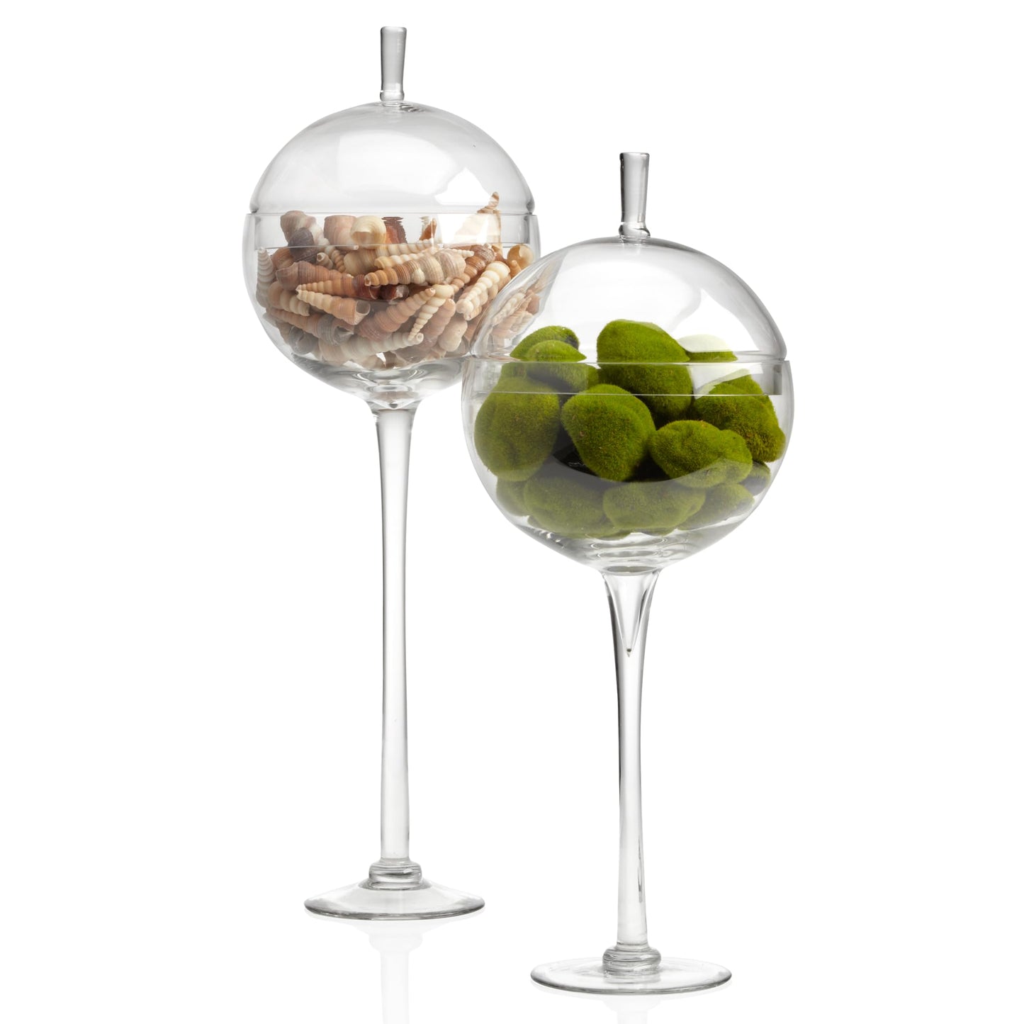 Z Gallerie Jules Glass Cloche, Hand-Blown Glasses Display Dome for Decorative Showcase Elegant Terrarium for Curated Home Decor, Artistic Canister for Sentimental Displays, Clear, 24"