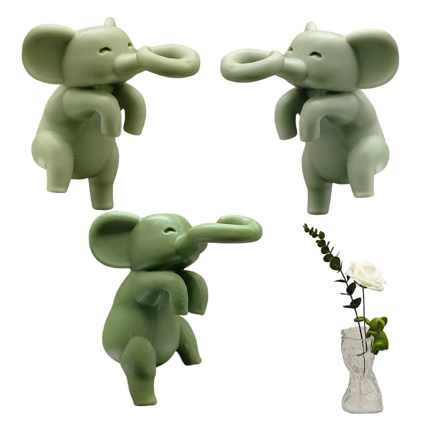 IVTLIF VVV Plant Propagation Buddy 3pcs Plant Cutting Holders for Stems, Sprouts and Shoots, Indoor Plant Supports for Propagating Cuttings, Gift for Plant Lovers, Funny Plant Accessories