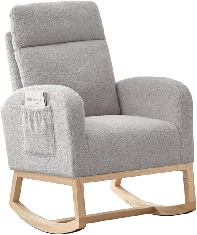 GAOMON Rocking Chair Glider for Nursery, Comfy Rocker Nursery