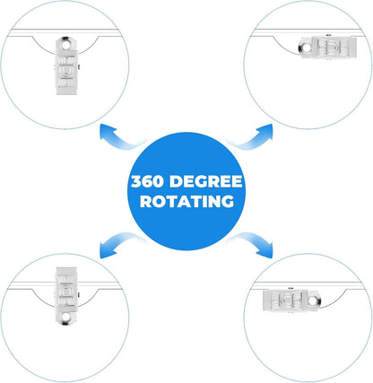 Eaasty Name Tags with Clips and Printable Inserts Clip On Name Badges Customizable Clear ID Badge Holder with Clips 3" x 4" Horizontal PVC for Meeting Seminar Show Event and Conference(50 Pack)