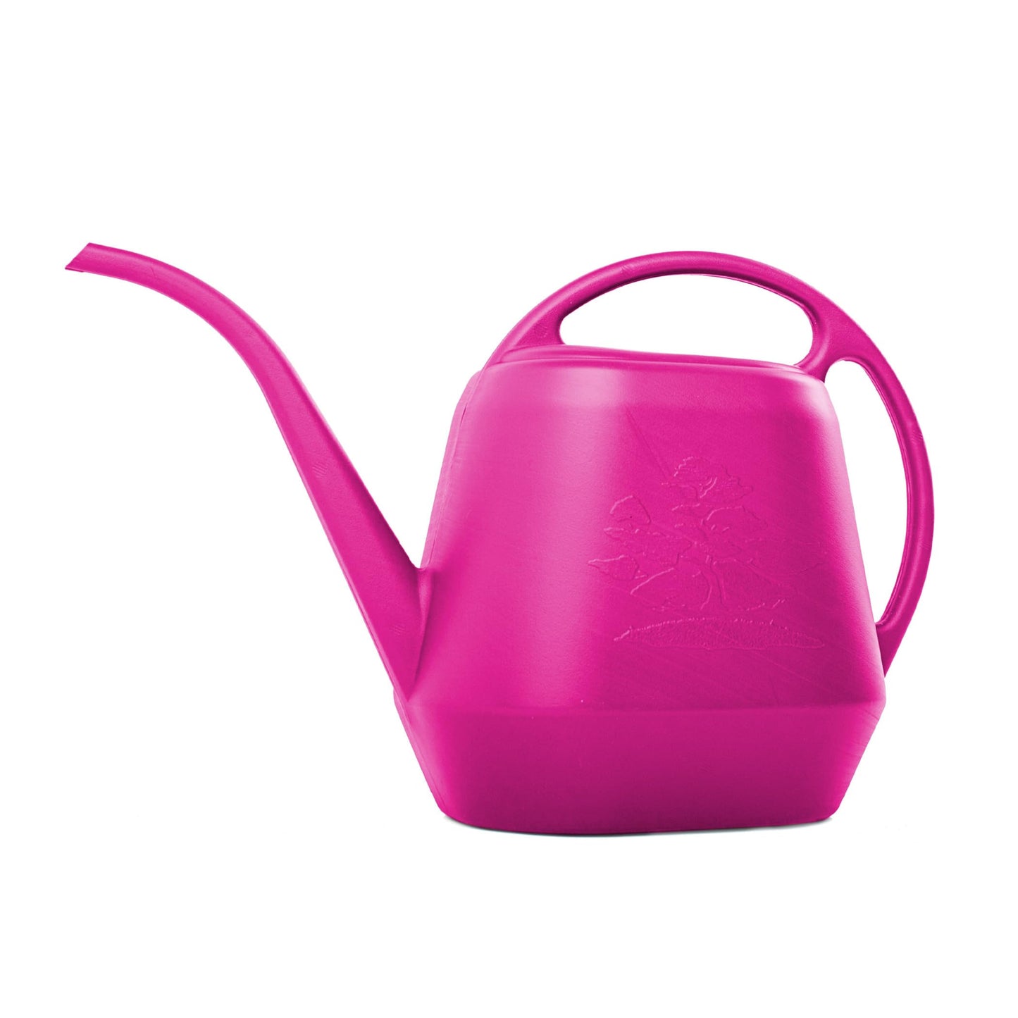 Bloem Aqua Rite 1.1 Gallon (144 Fl Oz) Fuschia Resin Watering Can for Indoor or Outdoor Use, Made in USA