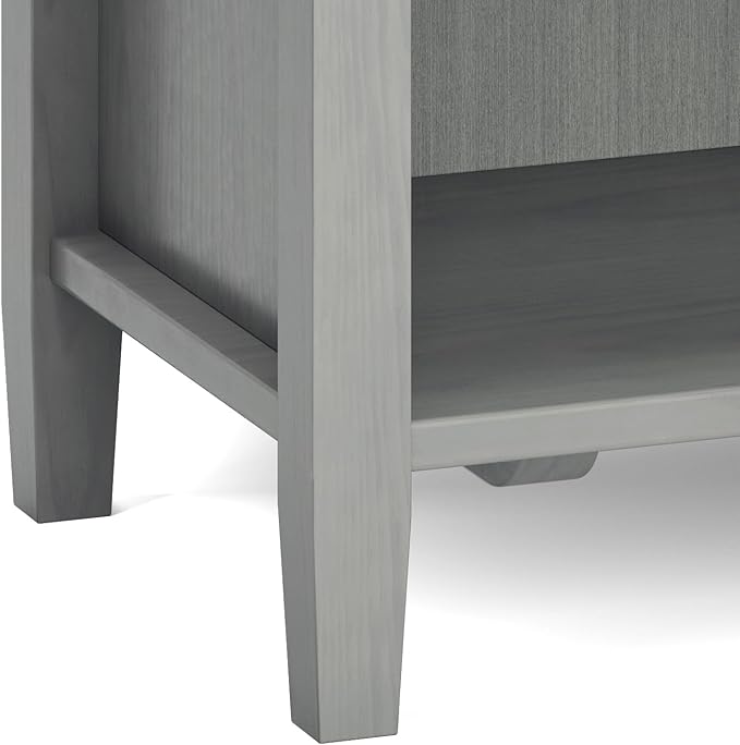SIMPLIHOME Warm Shaker Bedside Table