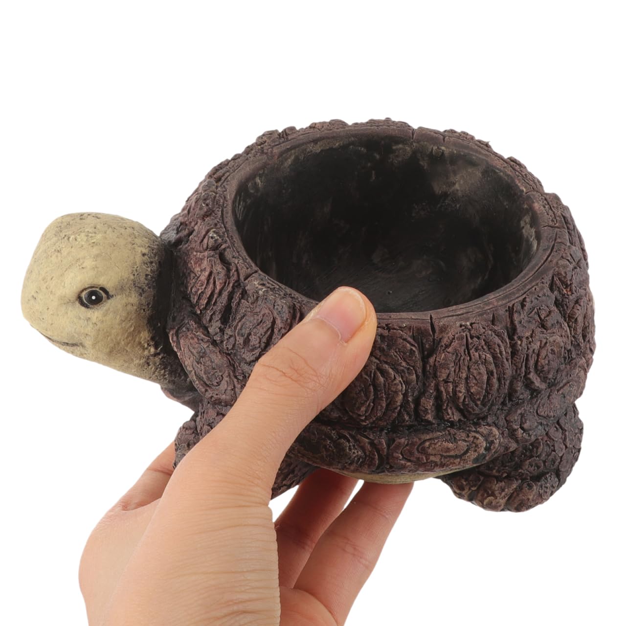 VINTORKY Turtle Shape Resin Planter Decorative Outdoor Planters for Garden Patio