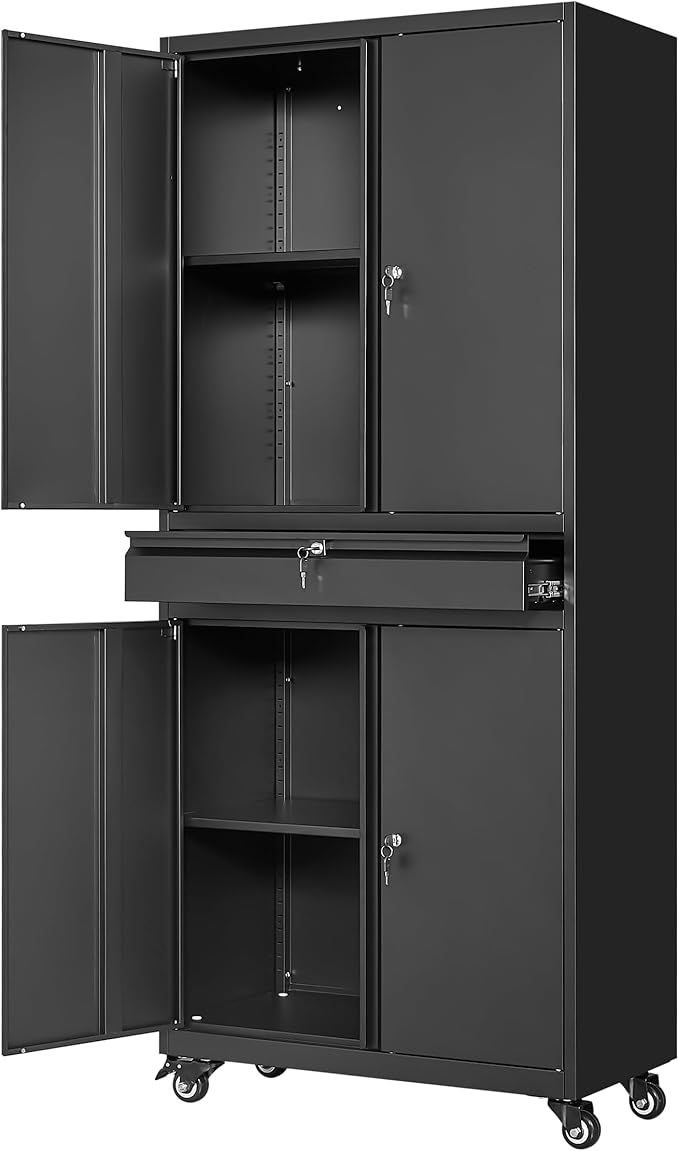 Yizosh Metal Garage Storage Cabinet