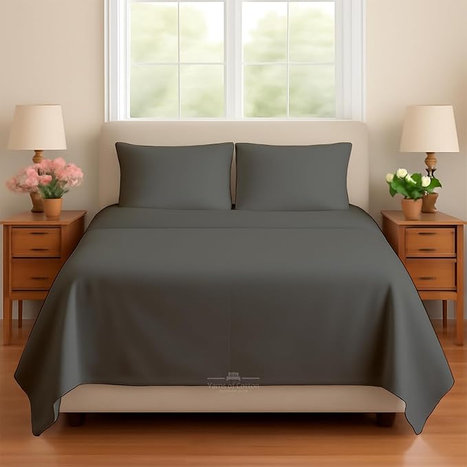 Sleeper Sofa Bed Sheet, 100% Cotton 400 Thread Count, 4 Piece Set, Deep Pocket