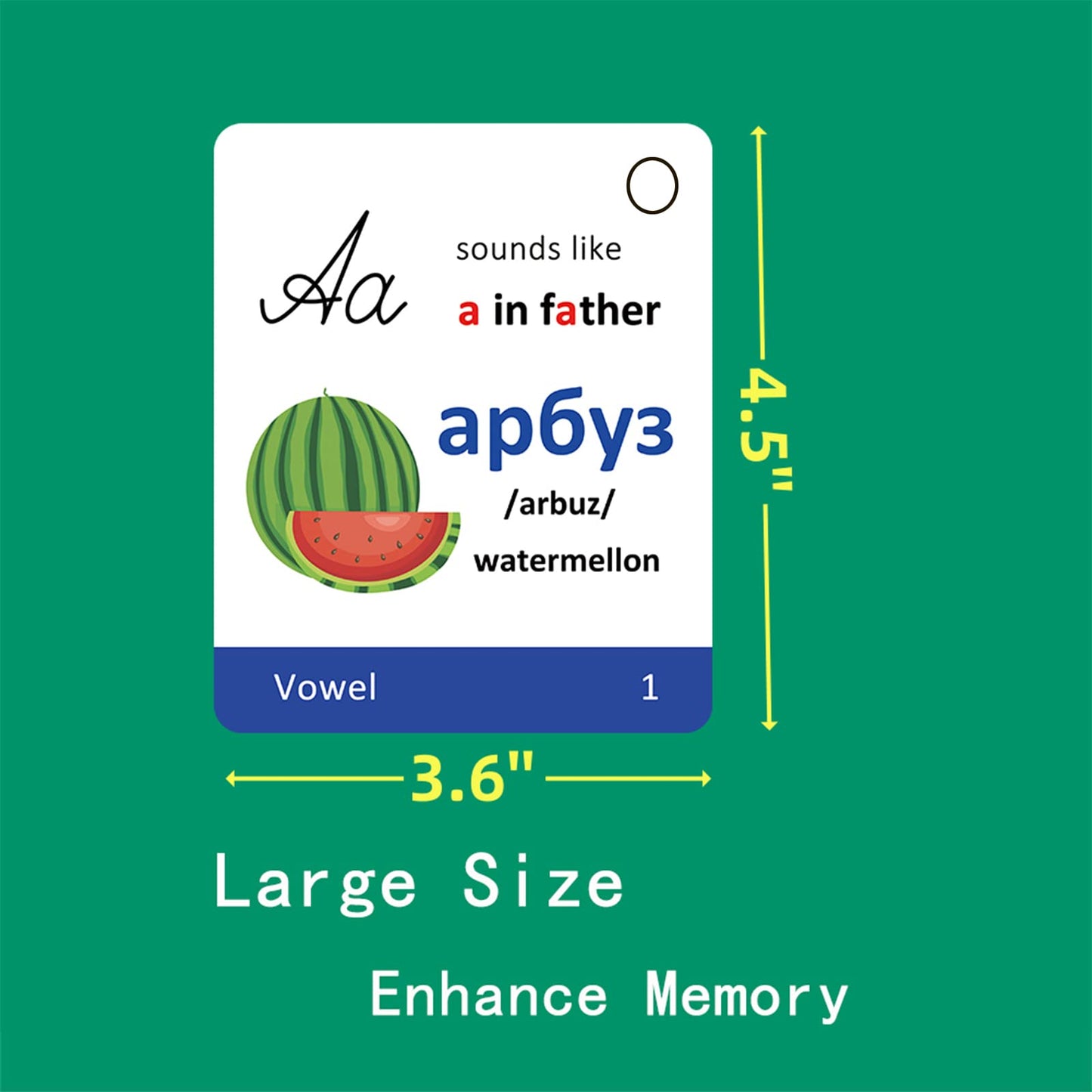 Russian Alphabet Learning Flash Cards | Educational Cyrillic Language Learning |Learning Videos & Pictures for Memory & Sight Words