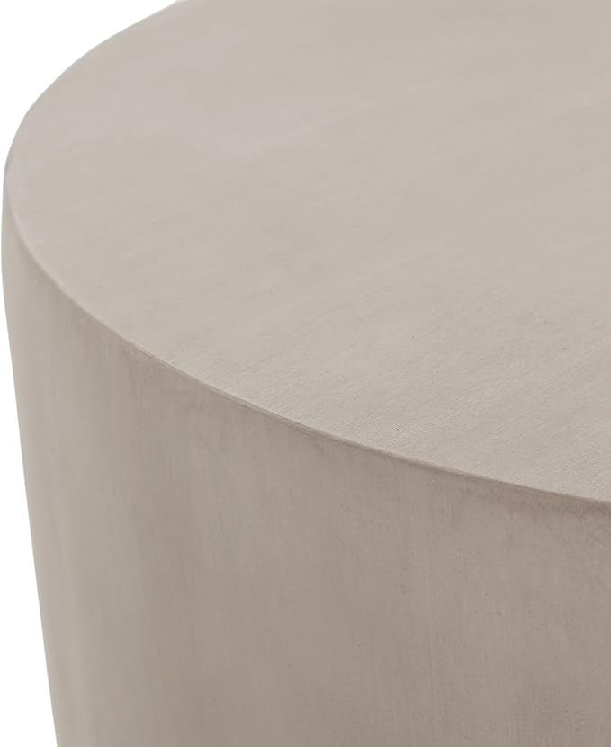 Christopher Knight Home Outdoor Round Side Table, U-Shaped Patio Garden Stool