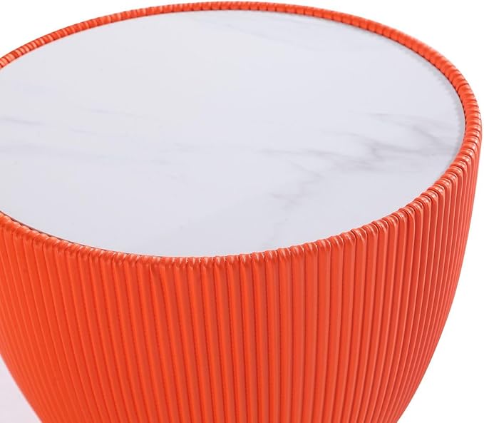 Manhattan Comfort Anderson Modern 18.43" Round End Table 2.0