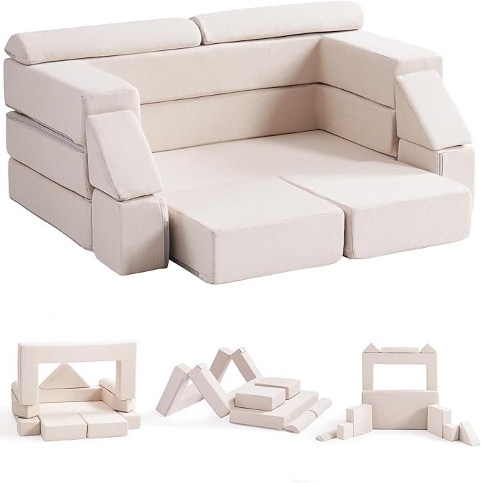 ROBUD Kids Couch, DIY-Style & Washable Toddler Sofa