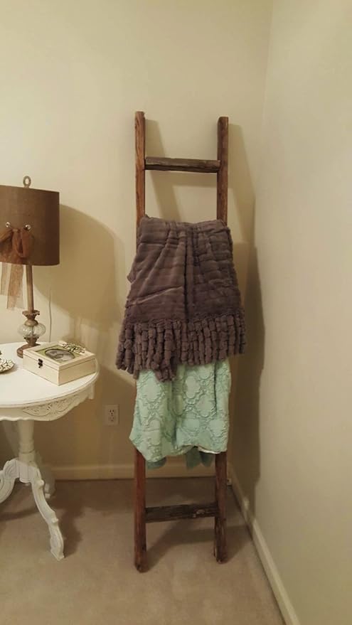 BARNWOODUSA Rustic Decorative Ladder