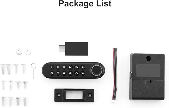 Fingerprint Cabinet Lock, Smart Biometric Password Lock