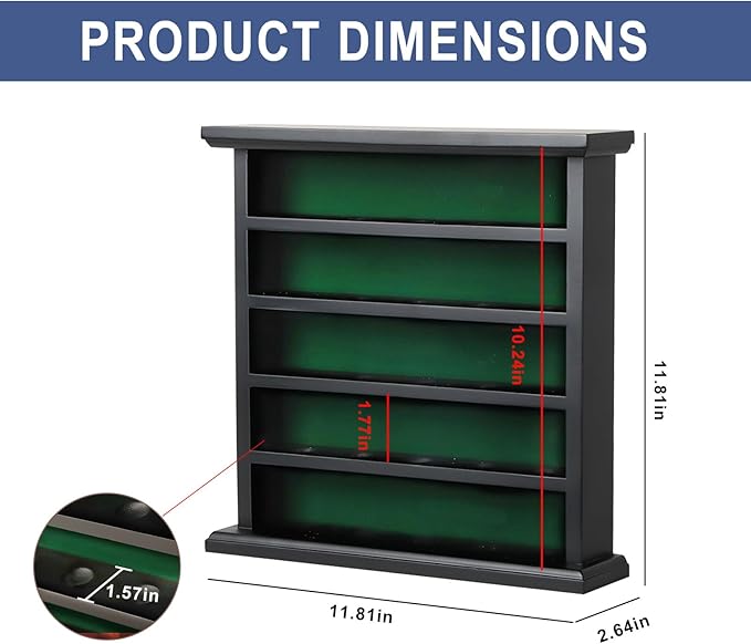 KCRasan 25 Golf Ball Display Case