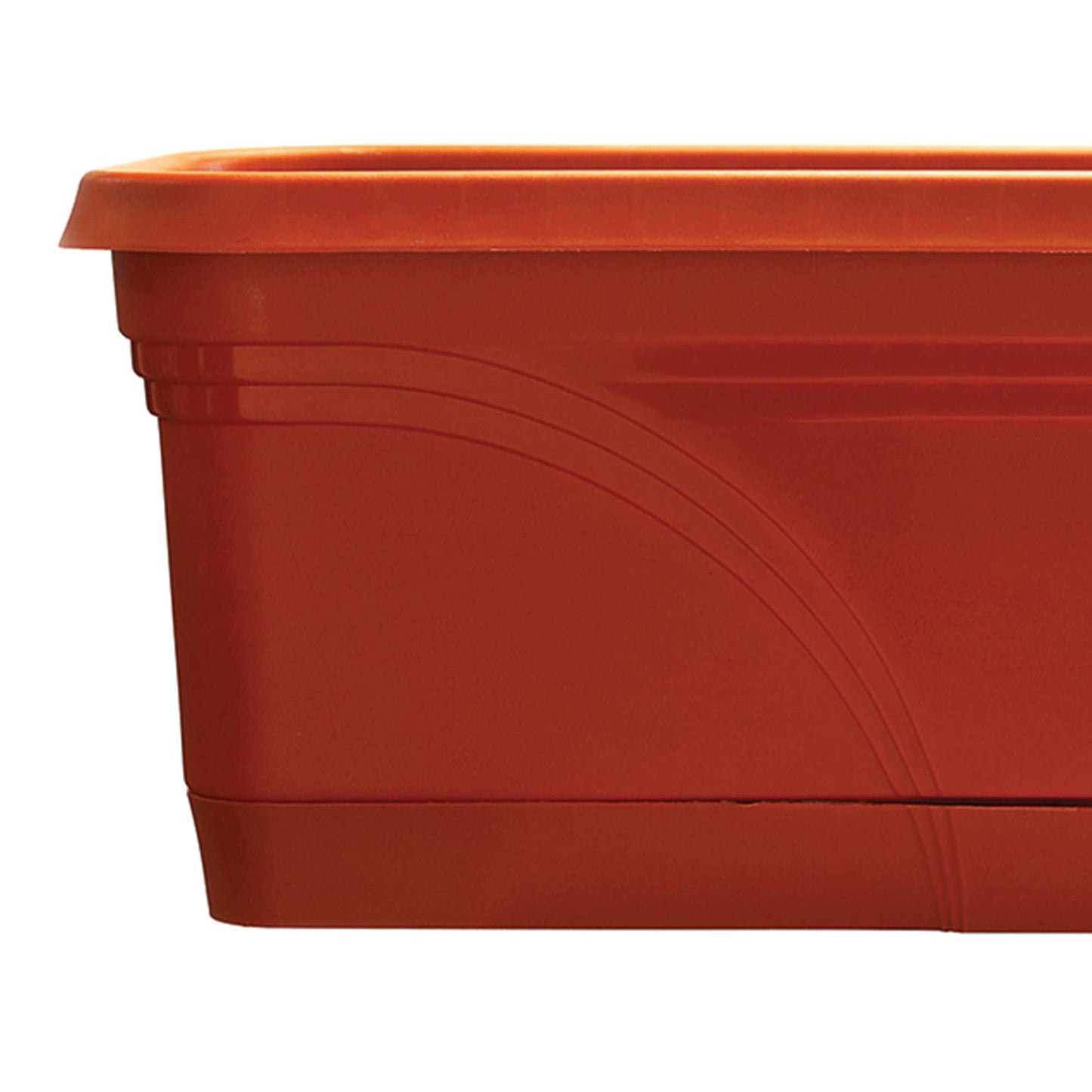 Southern Patio 36 in Medallion Hanging Windowsill Garden Box Planter, Terracotta
