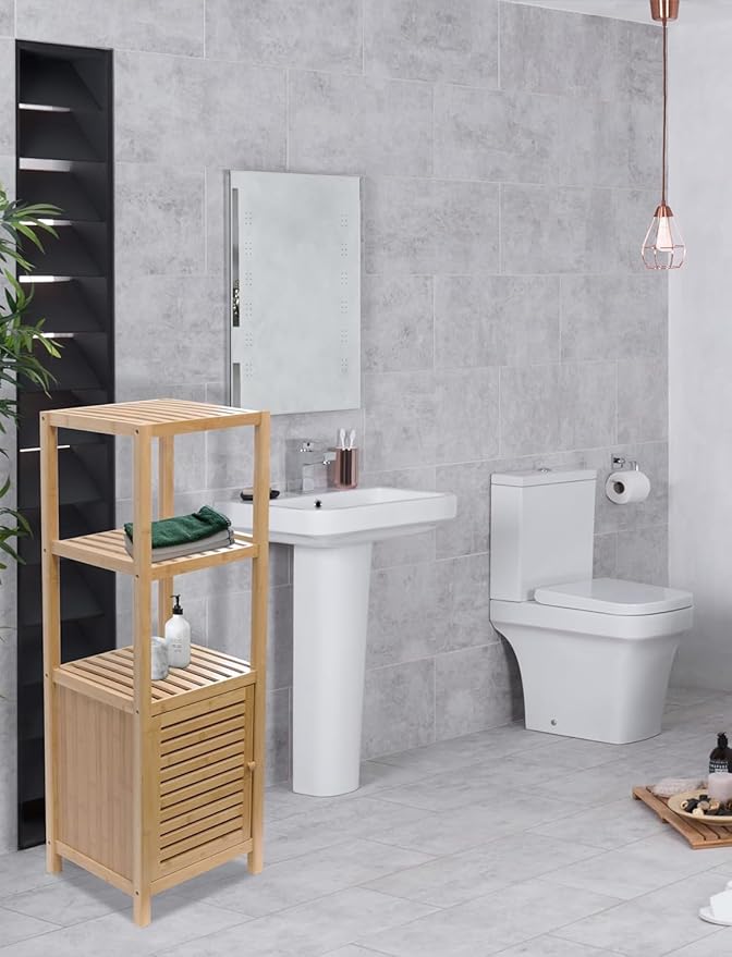 RoyalHouse Bamboo 3-Tier Floor Organizer
