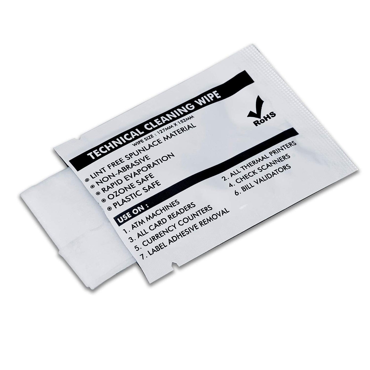 Cleanmo Large Non Woven Wipe,Surface Clean Phone/Wheel/Window，40/Box