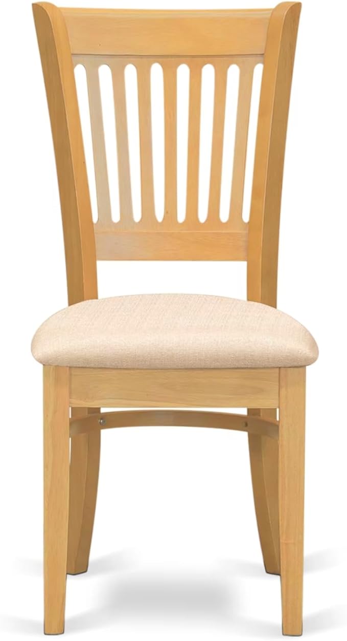 East West Furniture ANVA5-OAK-C 5 Piece Dining Room Furniture Set Includes a