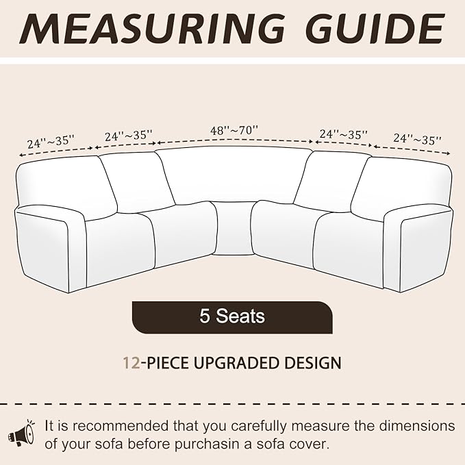 Arfntevss Sectional Recliner Couch Covers Velvet Corner Sectional Sofa Cover