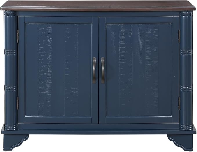 40" Solid Wood Buffet Storage Cabinet, Vintage Console Table