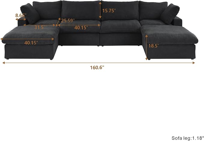Cloud Couch Modular Sectional Sofa
