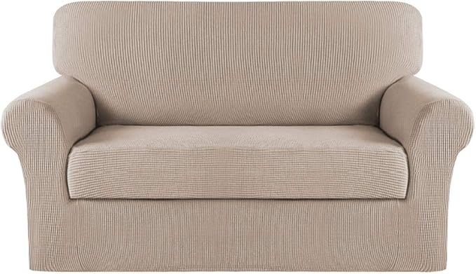 Turquoize Stretch Sofa Slipcover 2 Pieces Sofa Cover Couch Cover