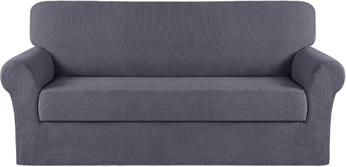 Turquoize Stretch Sofa Slipcover 2 Pieces Sofa Cover Couch Cover