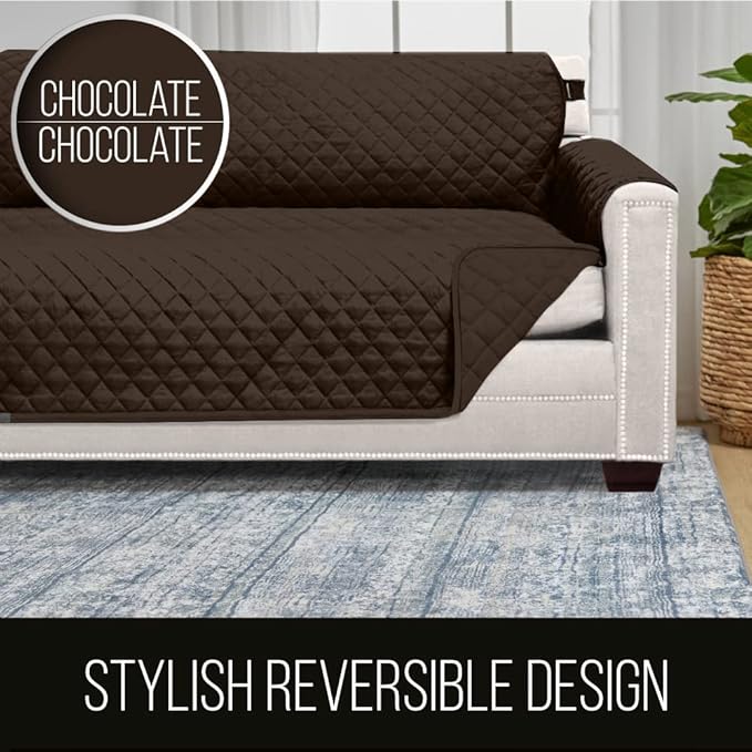 Sofa Shield® Couch Slip Covers for Dogs, Reversible Furniture Protector