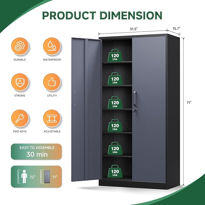 Letaya Metal Storage Cabinets