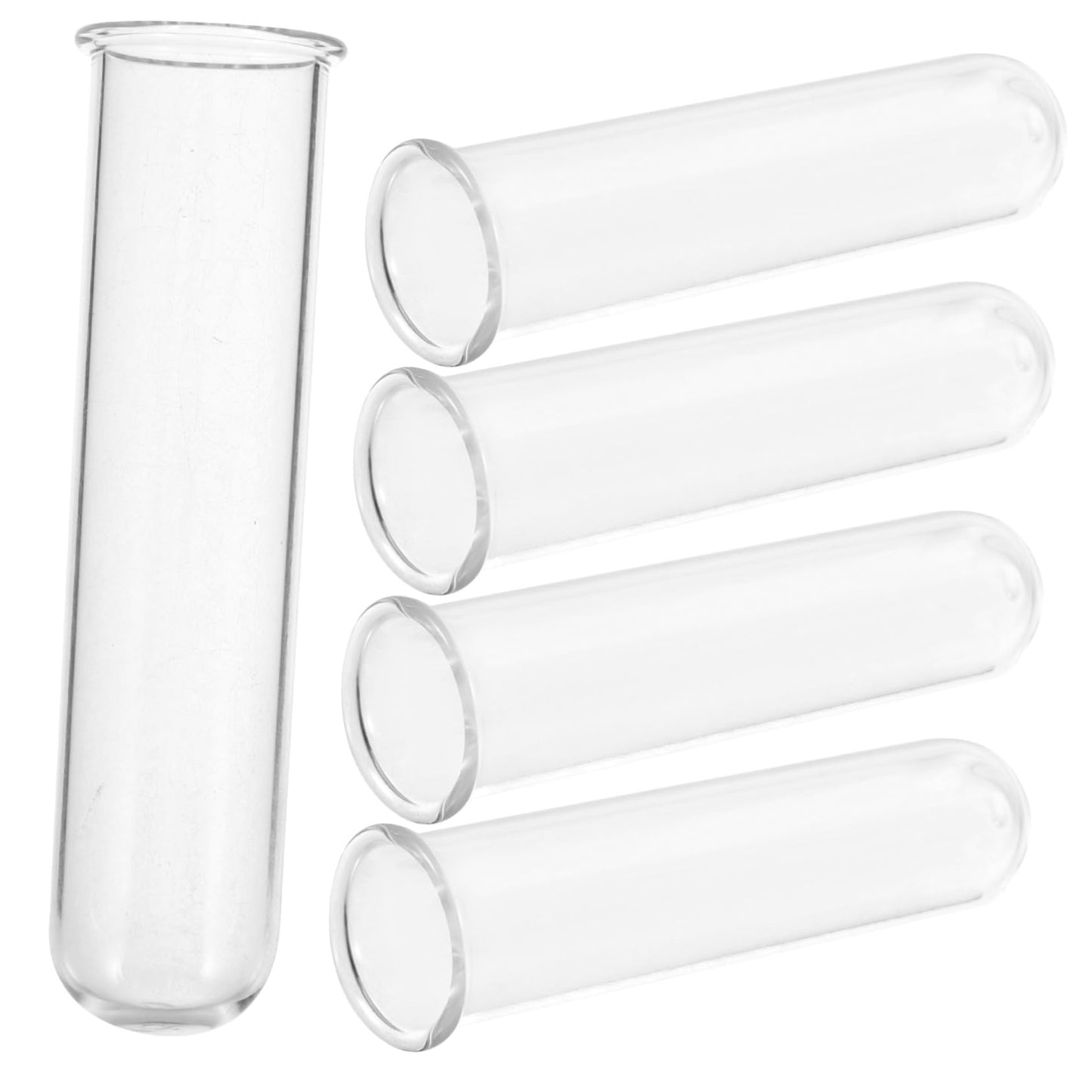 Toddmomy 5pcs Glass Test Tube Vase for Air Plants Live Houseplants Propagation Station Terrarium Plants