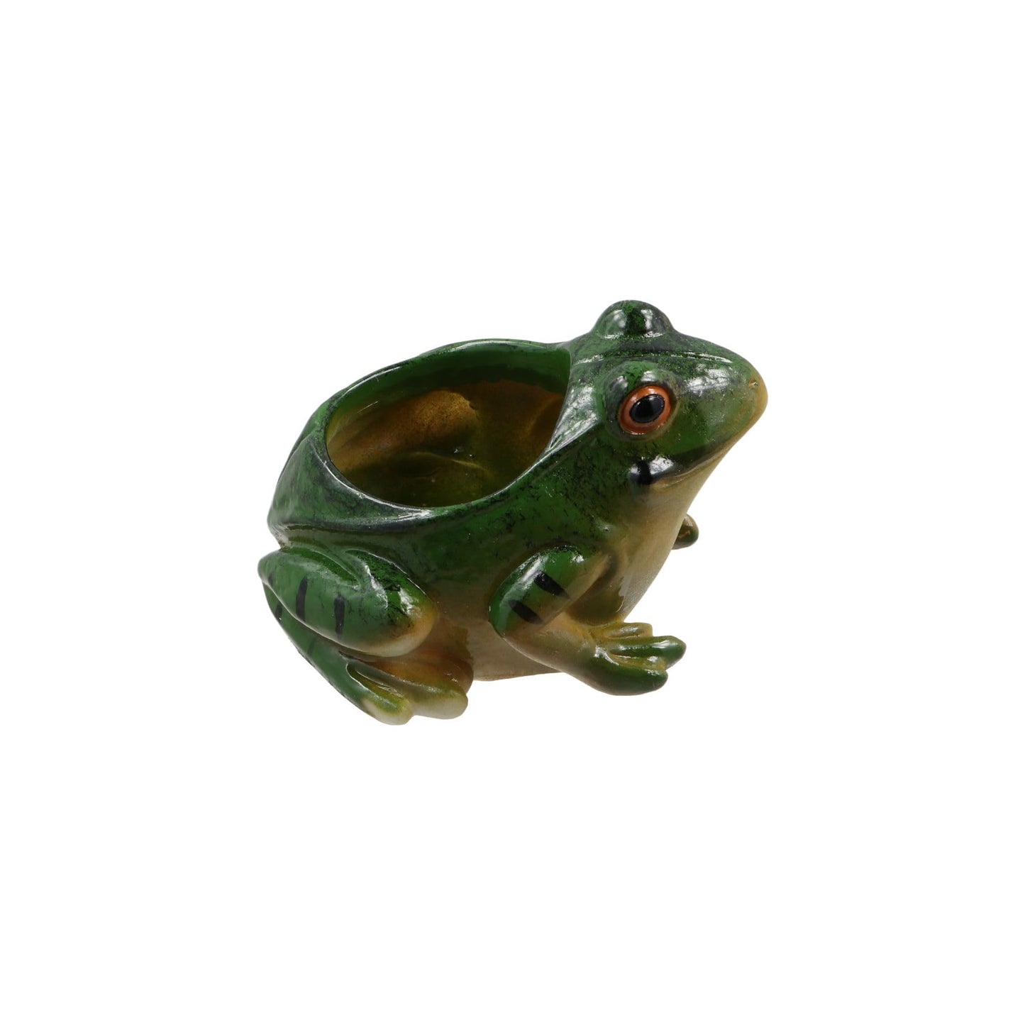 zaoalife Resin Frog Shape Succulent Planter Pot Flower Pot Mini Small Succulent Pots Frog Pot Cute Succulent Planter for Indoor Home Desk Decoration