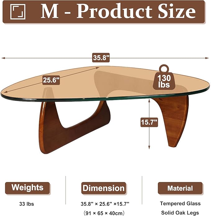 Glass Coffee Table, Triangle Coffee Table