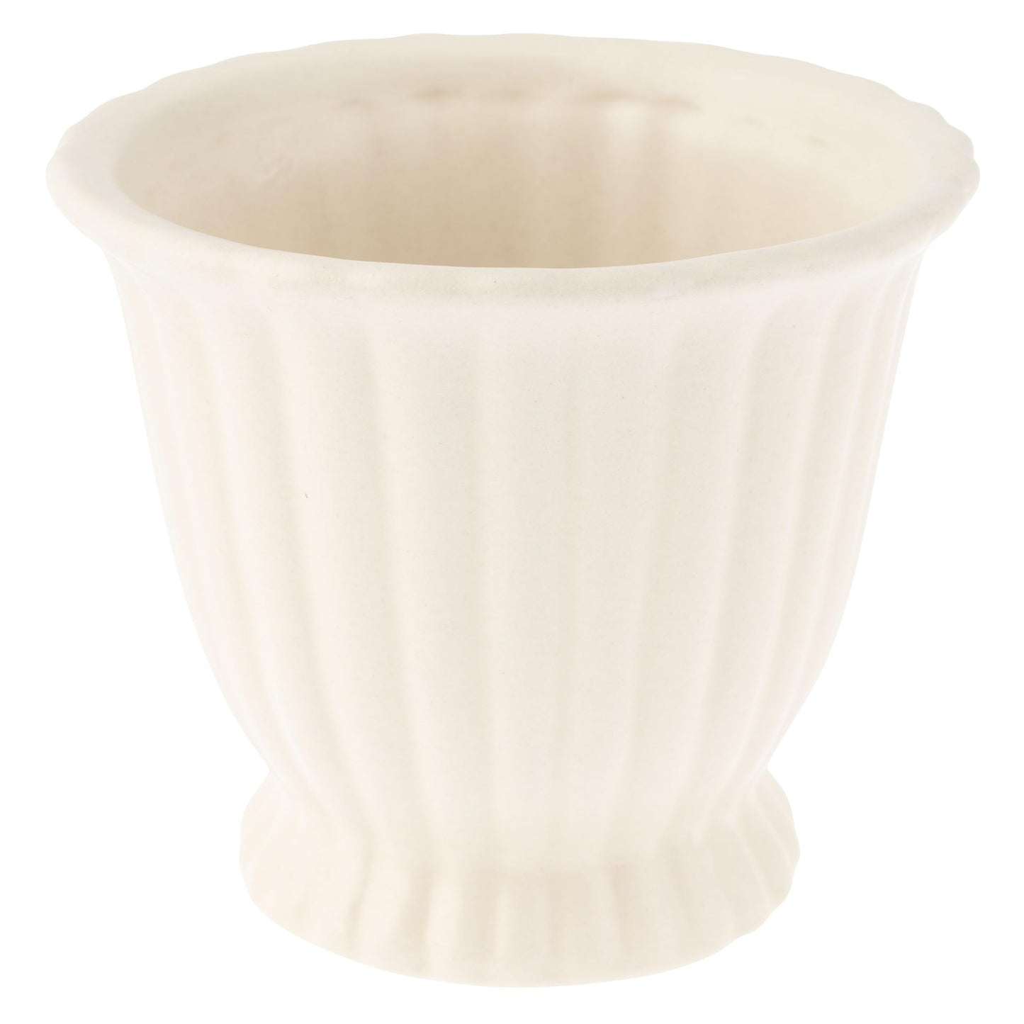 Karma, Modern Fluted Pot, Boho Small Plant Ceramic Pots, Modern Desk Decor, Office Planters, Small
