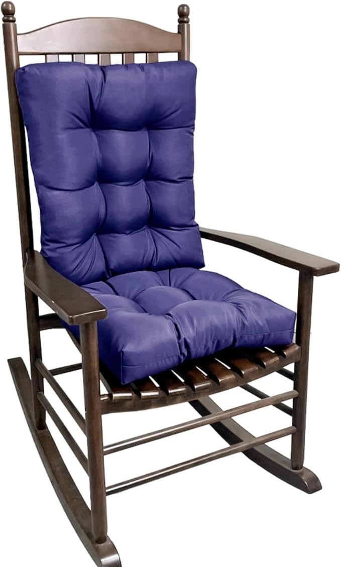 Chair Cushion Set for Rocking Chair, Rocking Chair Cushion, Overstuffed Seat