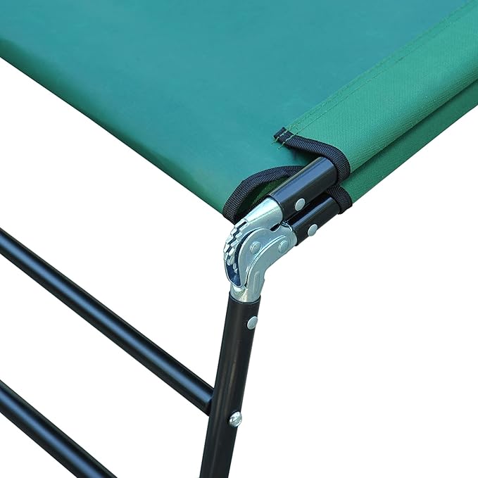 Outsunny Folding Chaise Lounge Pool Chairs, Outdoor Sun Tanning Chairs