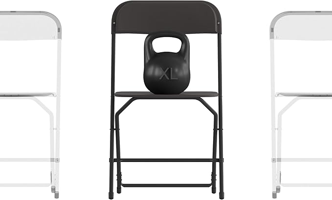 Flash Furniture Hercules Series Big & Tall Stackable Plastic Folding Chairs