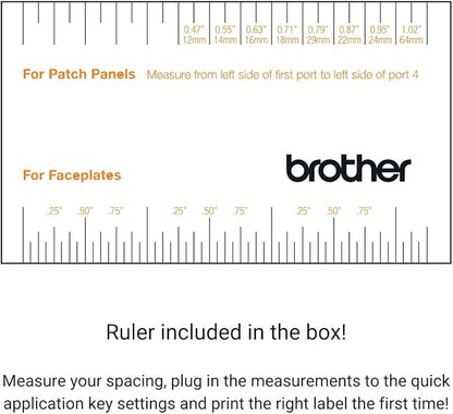 Brother PT-E510BP Contractor Kit: P-Touch Handheld Industrial Label Printer with USB-C & Dual Auto-Cutter Plus 5 Tapes (up to 24mm Labels)