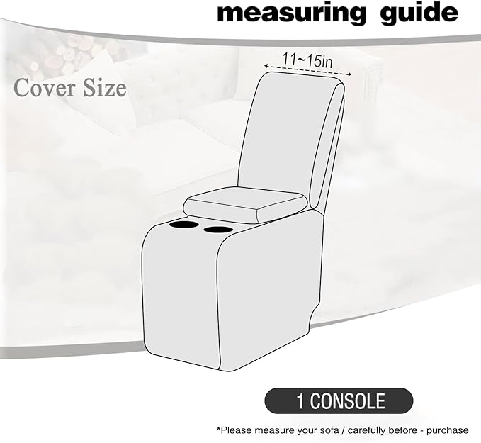 ALIECOM Recliner Sectional Couch Covers L Shape Stretch Corner Reclining