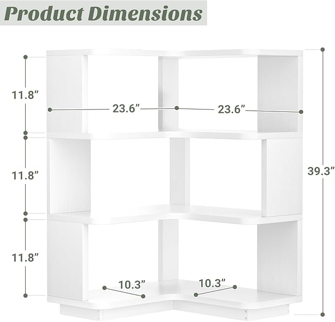 Armocity Corner Book Shelf
