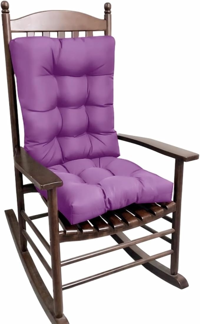 Chair Cushion Set for Rocking Chair, Rocking Chair Cushion, Overstuffed Seat