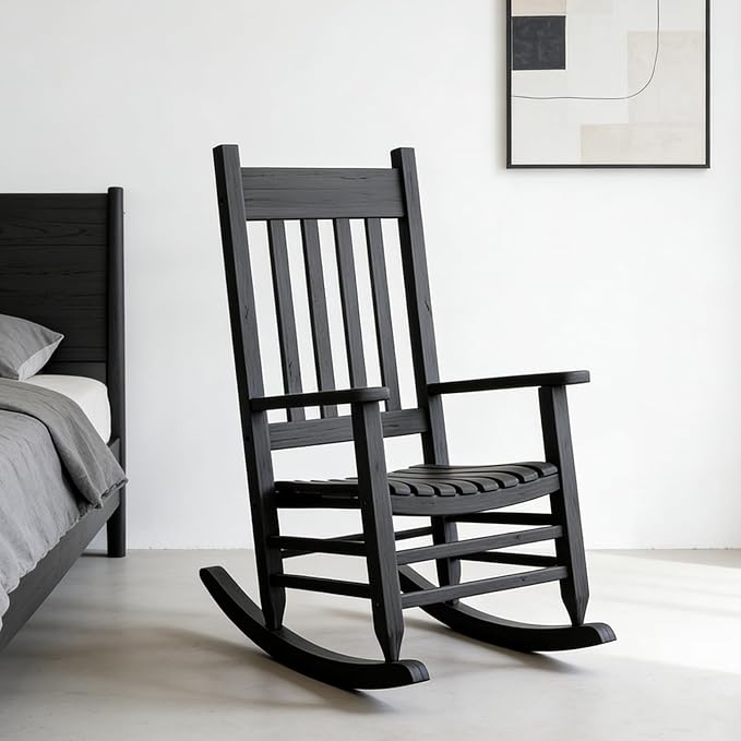 Oversized Outdoor Wooden Rocking Chair