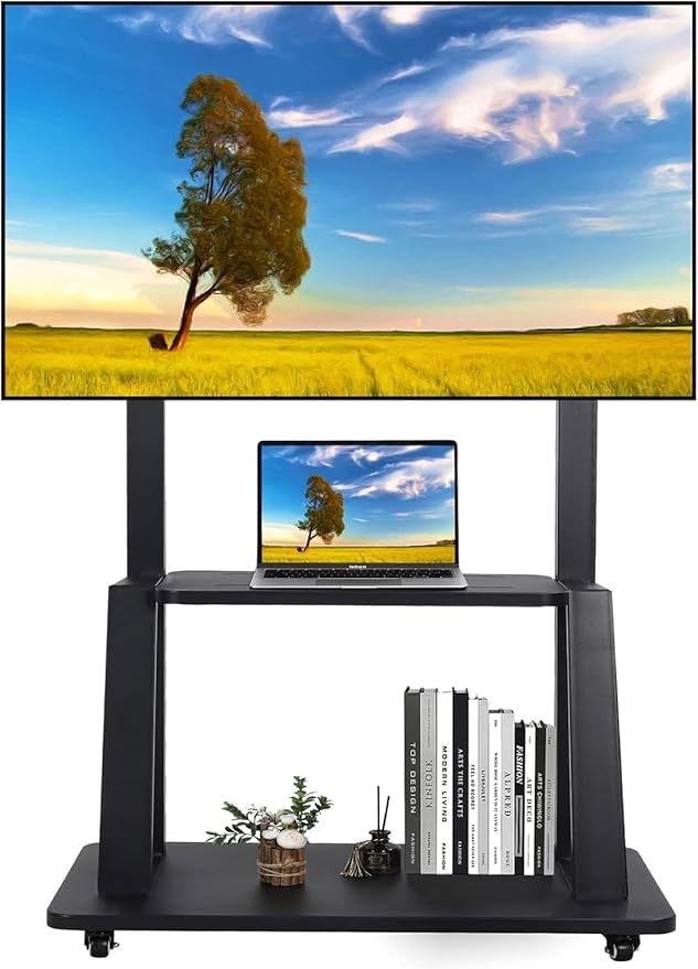 Maiproo Rolling TV Stand with Wheels