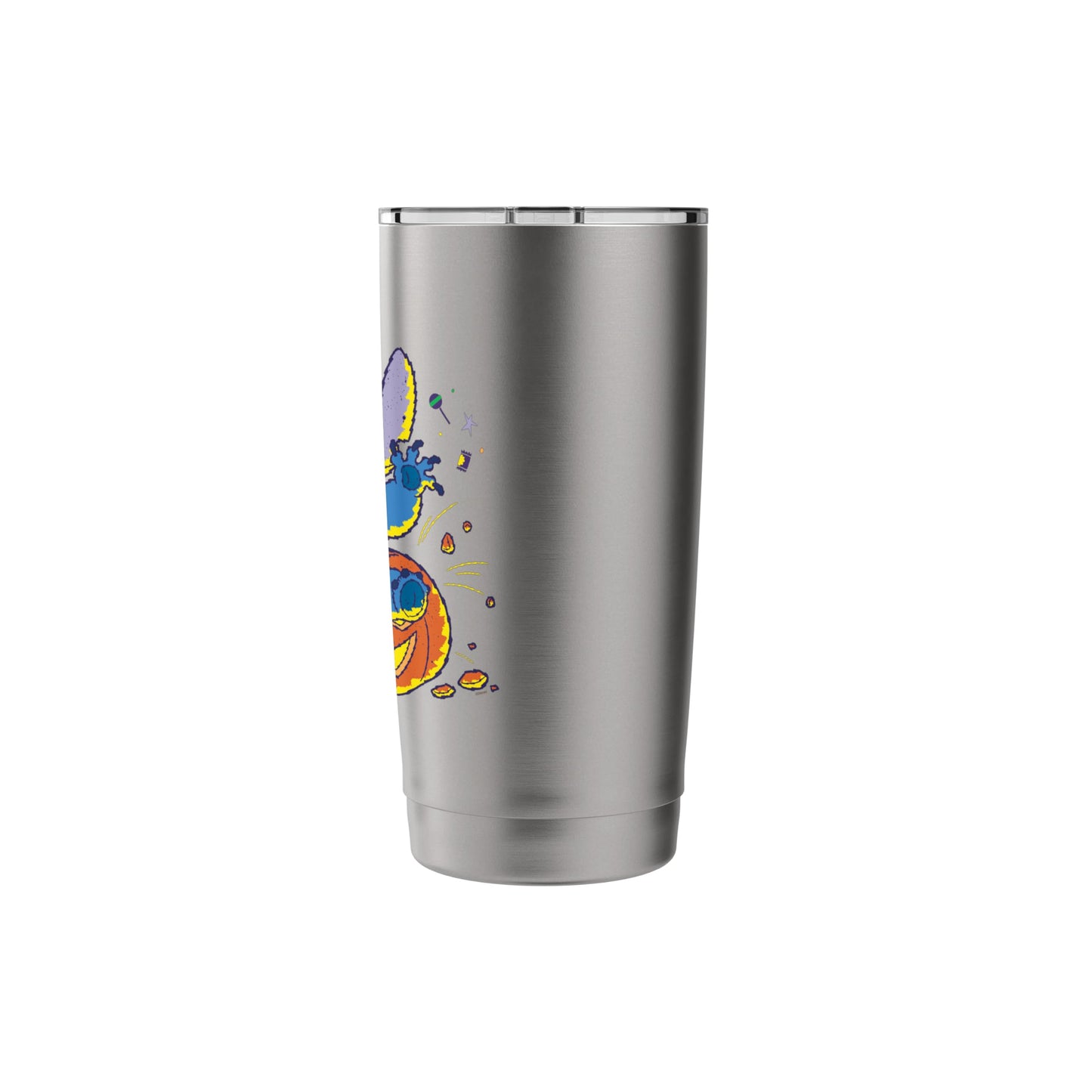 Disney Stitch Jack-o’-Lantern Surprise Mwa Ha Ha Halloween Stainless Steel Insulated Tumbler