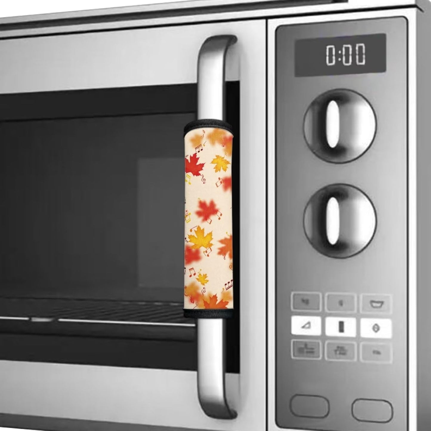 Mintulipy Refrigerator Door Handle Covers Set of 4 Thanksgiving Printing Protector Fridge Dishwasher Oven Keep Off Fingerprints Food Stains Kitchen Decor Accessories